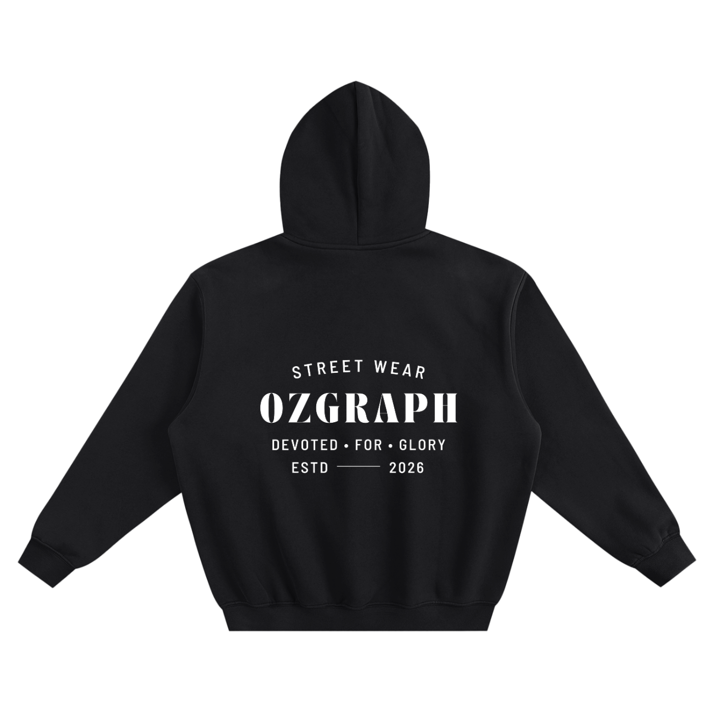 OZGRAPH Hoodie — Oversize Fleeced Boxy Hoodie