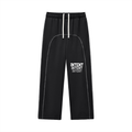 INTENT OVER NOISE Sweat Pants — Contrast-Stitched Fleece Sweatpants