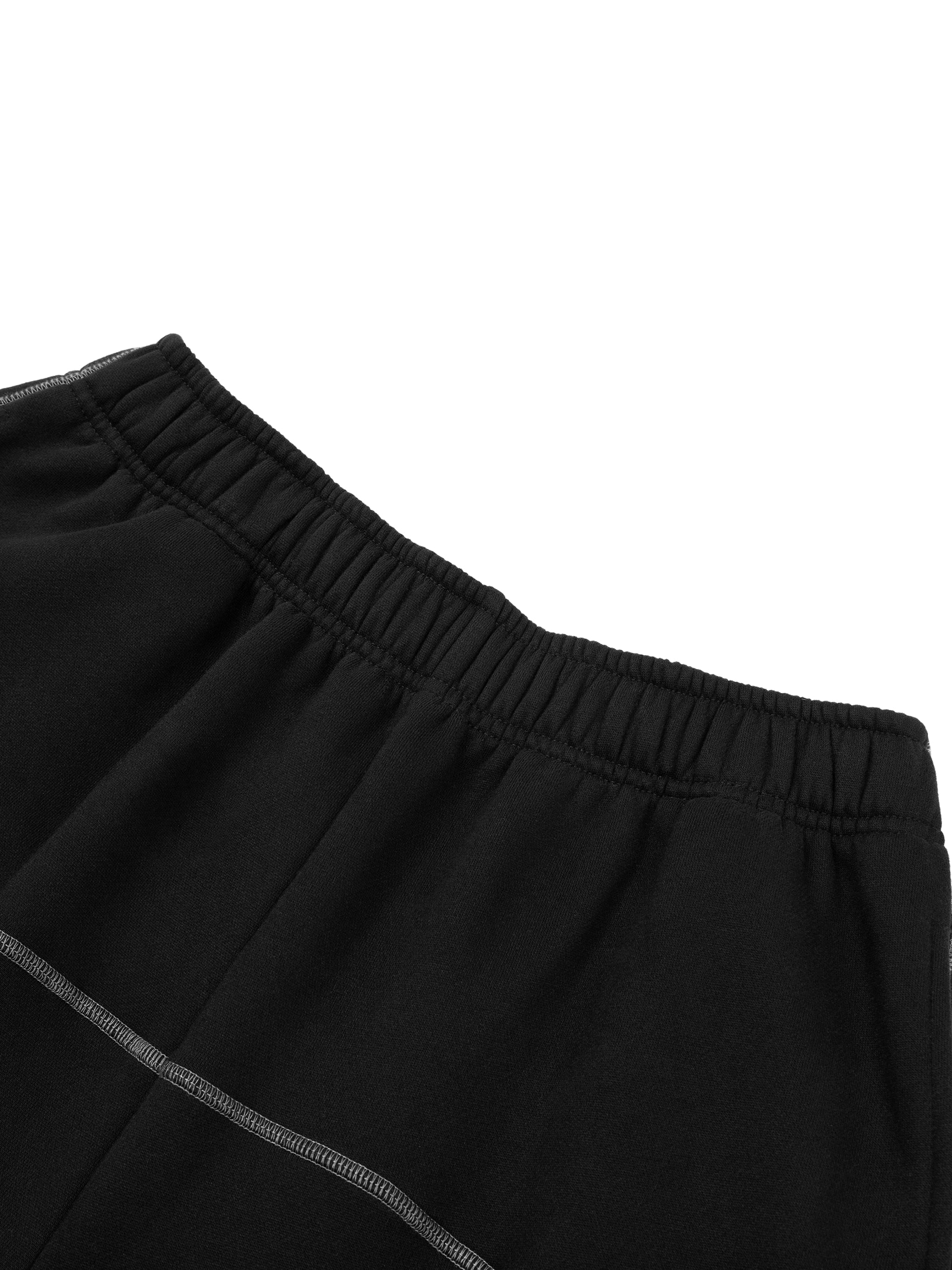 سلام (peace) Sweat Pants — Contrast-Stitched Fleece Sweatpants