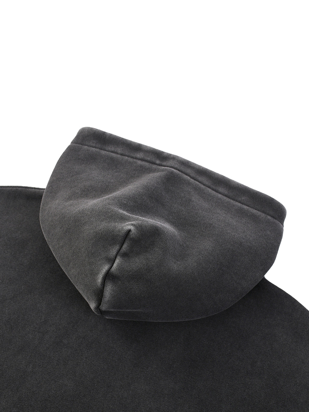 INTENT OVER NOISE Hoodie — Snow Wash Fleece Oversize Hoodie